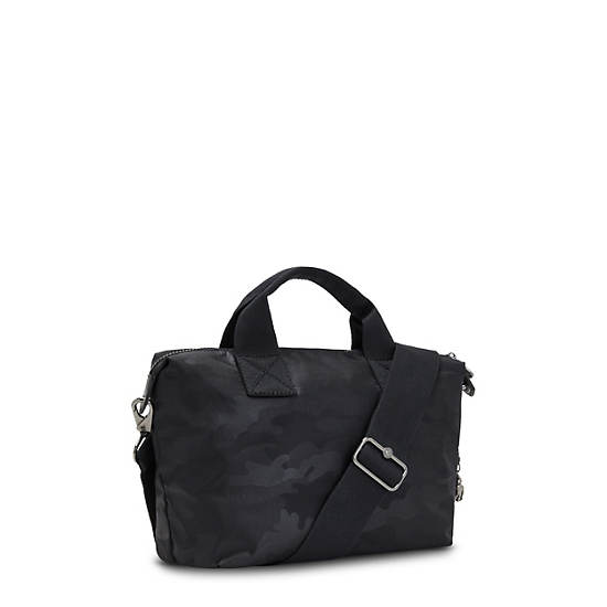 Sac Mini Kipling Kala Handbag Noir Camouflage | FR 1894WN